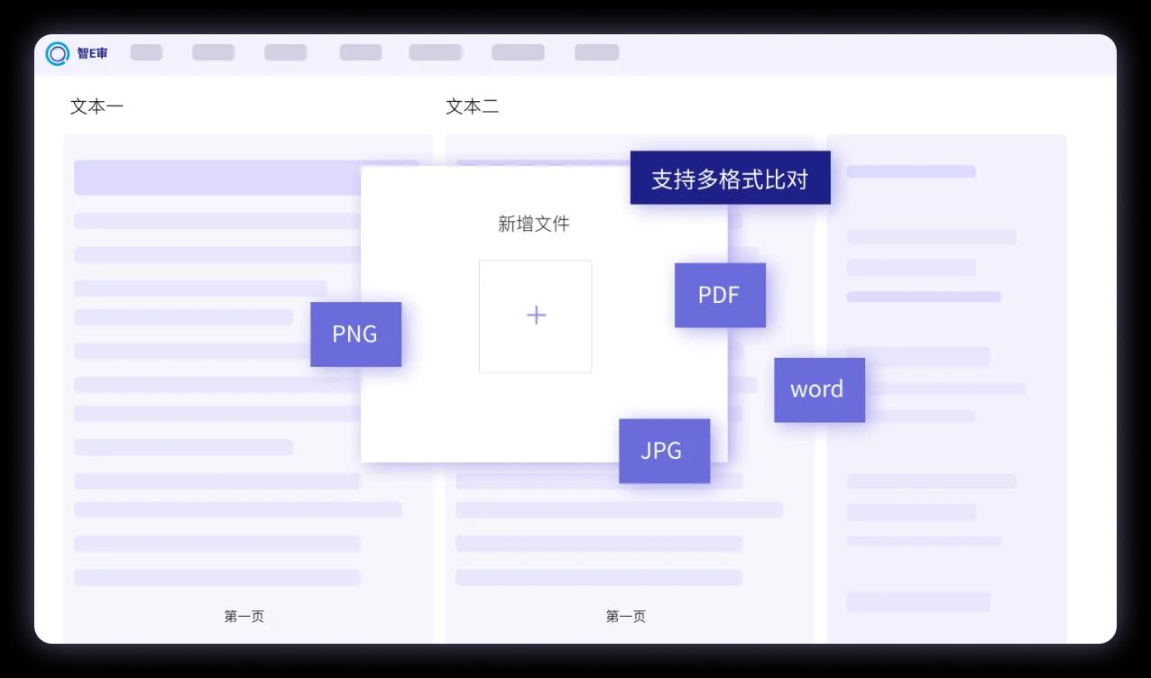 支持多格式比对